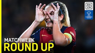 Barcelona at it again  UEFA Womens Champions League Matchday 2 Round Up [upl. by Aicela864]