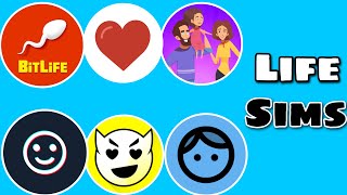 5 life simulator games to try if you like BitLife [upl. by Galatia]