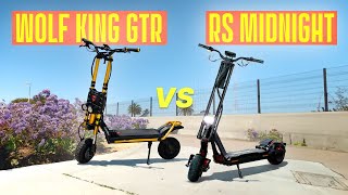 Inmotion RS Midnight vs Wolf King GTR Ultimate HighPerformance Electric Scooter Showdown [upl. by Enyahs]