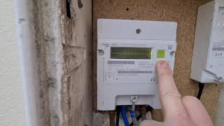 How to read the E470 Landis  Gyr electric meter [upl. by Giff]