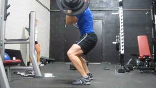 Power Cleans work to 1RM [upl. by Haldas]