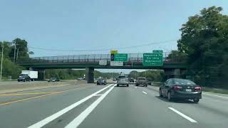 Timelapse Drive Long Island Expressway from Hicksville to Yaphank [upl. by Bourke846]