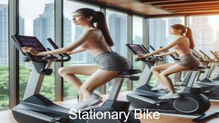 Get Fit with the Stationary Bike [upl. by Ayanaj]