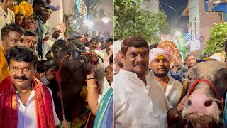 Talasani Srinivas Yadav amp Skylab Anna Grand Entry at Bowenpally Mantri Sai Yadav Sadar 2024youtube [upl. by Charmaine]