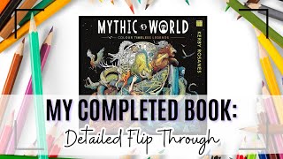 My Completed Book  Mythic World by Kerby Rosanes  Detailed Final Flip Through [upl. by Booth]