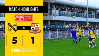 Westfield 51 Hartley Wintney  Isthmian League South Central Division  Saturday 6th January 2024 [upl. by Remas]