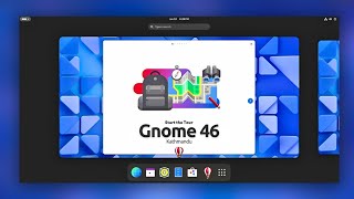 GNOME 46  KATHMANDU  Gnome is better than KDE [upl. by Drice]