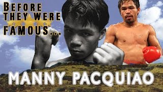 MANNY PACQUIAO  Before They Were Famous [upl. by Erlene]