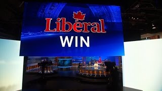 Election 2015 CTV News projects a Liberal win [upl. by Lavella212]