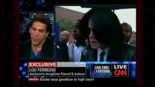 Lou Ferrigno Training Michael Jackson CNN  Larry King [upl. by Frieder787]