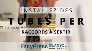 PER Comment installer un raccord à sertir Easypress sur du tube PER BARBI France [upl. by Nomled165]