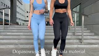 Wyszczuplające legginsy na zakładkę Gym Star [upl. by Dougall]