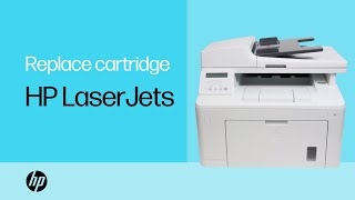 Replacing the Toner Cartridge  HP LaserJet Printers  HP Support [upl. by Finlay]