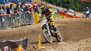 Racer X Films Darryn Durham 125 All Star Race High Point Full Moto [upl. by Nojid411]