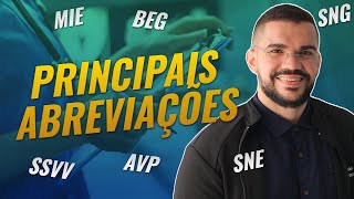 PRINCIPAIS ABREVIAÃ‡Ã•ES USADAS NAS EVOLUÃ‡Ã•ES E ANOTAÃ‡Ã•ES DE ENFERMAGEM  AULA COMPLETA [upl. by Roderica]