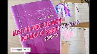 ✏️ Agenda de bord de l’enseignante  préparer la rentrée 201819 [upl. by Ainola957]