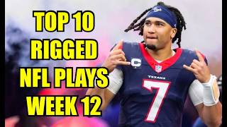 Top 10 Most Scripted NFL Plays  Week 12 [upl. by Bonine911]