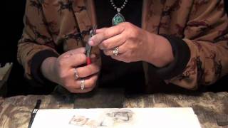 How to Make Genuine Indian Handmade JewelryA carved border pendant from the beginning Part One [upl. by Peednus]