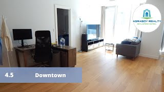 DOWNTOWN 34011400 Rene Levesque Ouest 2bedroom Condo  45 a louer a Montreal [upl. by Houston482]