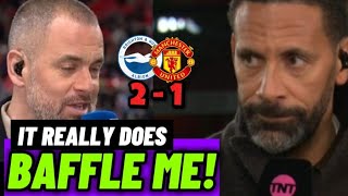 Ferdinand  Joe Cole REACTION  THOUGHTS to Man United Loss Brighton 2 v Man United 1 [upl. by Enrika]