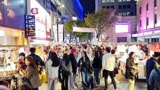 Seoul Walk Myeongdong Shopping Street  4K Korea Travel [upl. by Eusassilem]