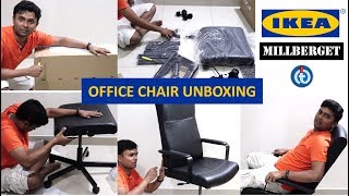 IKEA MILLBERGET  Best Affordable Office Chair Unboxing [upl. by Perpetua]