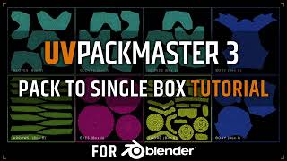 UVPackmaster 3 for Blender Tutorial 4 Groups To Tiles mode new option Pack To Single Box [upl. by Belle]