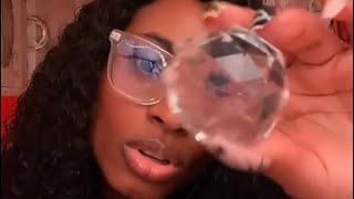 Asmr Halloween Tiktok Live Crystal Focus Makeup Shaving Cream Eye Exam Mic Scratching amp Brushing [upl. by Aryas953]