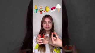 Big or Small challenge 😂 Small gummy corn or small lemon candy gum 🧐 shorts Best video by Hmelkofm [upl. by Michaeu]