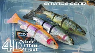 Savage Gear  4D Line Thru Trout [upl. by Lottie]