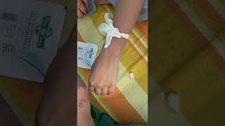 Cannula insertion of adolescent girl shorts nurses subscribe ytshorts youtubeshorts doctor [upl. by Acirtap]