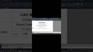 AutoCAD  Global Attribute engineering autocad cad tutorial autodesk autodesktutorial cadtips [upl. by Alyda]