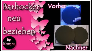 Barhocker selber neu beziehen [upl. by Ahsiele]