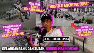 SADISNYA NEW YORK BANGUN KOTA ANTI GELANDANGAN SEMUA TEMPAT GA BISA BUAT TIDUR DAN DUDUK [upl. by Nealah]