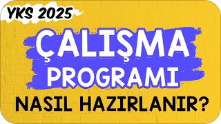 YKS Çalışma Programı Nasıl Hazırlanır 👉🏻 EN DETAYLI VE KAPSAMLI PROGRAM [upl. by Annaul863]