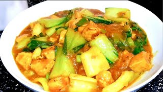 CHICKEN PAK CHOI RECIPE CHICKEN WITH CHINESE CABBAGE CHICKEN RECIPE chickenrecipebysuman [upl. by Nitsuj]