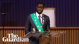 Senegals youngest president promises fair and prosperous nation [upl. by Lewendal]