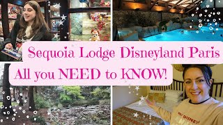 Complete Overview of Disney Hotel SEQUOIA LODGE at DISNEYLAND PARIS 2024 [upl. by Atinna]