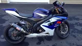 06 GSXR 1000 wfull Yoshimura TRC Exhaust [upl. by Torhert]