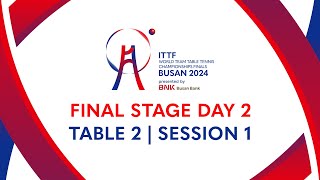 LIVE  T2  Day 7  ITTF World Team Table Tennis Championships Finals Busan 2024  FRA vs GER F [upl. by Brig]