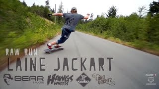 Laine Jackart  Salt Spring Slasher  Alex Bad Decisions Ameen Raw Run  Flatspot Longboards [upl. by Naicul]