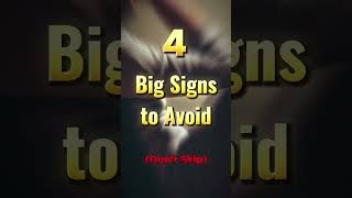 Four Big Signs to Avoid Pt1 ☪️🕋  Comments Astaghfirullah 😊❤️ islamic signs islamicvideo [upl. by Eilegna977]