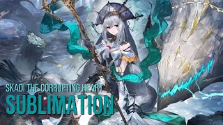 Arknights  Skadi the Corrupting Heart  Sublimation Outfit Showcase [upl. by Ollehcram142]