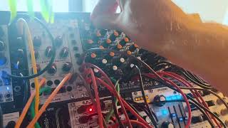 Rhythm with modular synthesizer [upl. by Button]