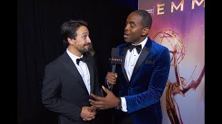 71st Emmy Awards Backstage LIVE with LinManuel Miranda [upl. by Aisila]