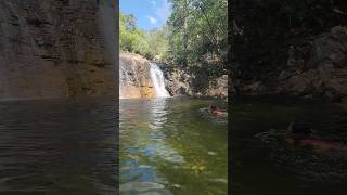 Cachoeira três quedas na Serra das Andorinhas em São Geraldo do Araguaia Pará serradasandorinhas [upl. by Atnohsal882]