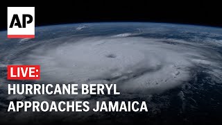 Hurricane Beryl live camera Storm approaches Jamaica after killing 6 in the Caribbean [upl. by Beauchamp201]