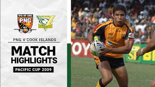 Papua New Guinea v Cook Islands  Match Highlights  Pacific Cup Final 2009 [upl. by Kuth928]