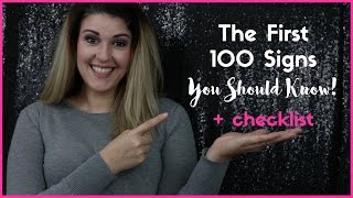 The First 100 Signs You Need to Know [upl. by Lalage]