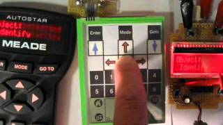 Touch panel input for Meade 497 smart dumb handbox adapter [upl. by Bove]